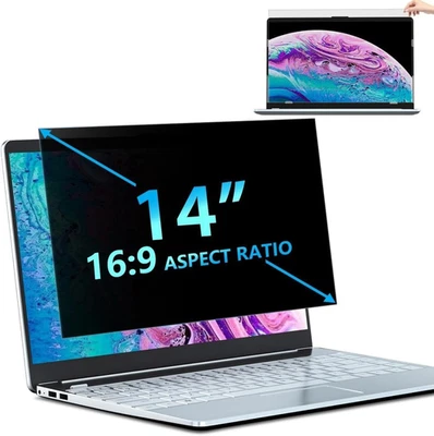 Pellicola Privacy Laptop 14 Pollici 16:9, Protezione Schermo Antiriflesso, Filtr - Immagine 1 di 4