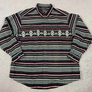 Vintage Woolrich Shirt Mens XXL Aztec Southwestern Print Flannel 90s Y2K - Picture 1 of 12