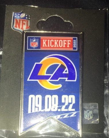 2022 Los Angeles Rams 9/9/22 Game Day Pin NFL OverSize Ring Ceremony Super Bowl! Cover