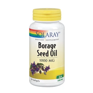 Solaray Borage Oil Seed, Softgel (Btl-Plastic) 240mg 50ct - Picture 1 of 2