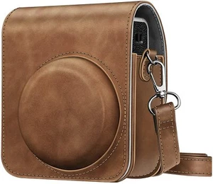Case for Fujifilm Instax Mini 40 Instant Camera Vegan Leather Bag Cover w Strap - Picture 1 of 17