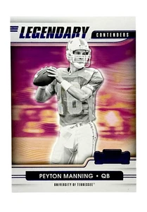 2021 Contenders Draft Picks Legendary Purple #13 Peyton Manning Colts - Picture 1 of 2