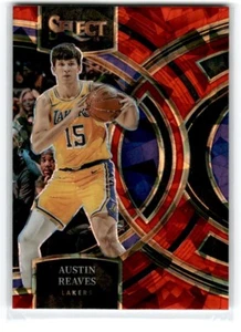 2023-24 Panini Select Austin Reaves Premier Red Ice Los Angeles Lakers #149 - Picture 1 of 2