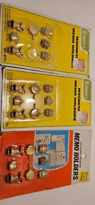 Vintage Lot retro mini magnet set memo holders - Picture 1 of 2