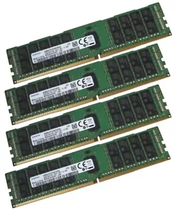 4x 32 GB 128 GB RAM RDIMM ECC REG DDR4 2400 MHz per workstation HP Z440 Z640 Z840 - Foto 1 di 1