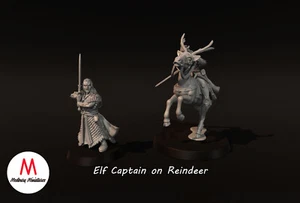 LOTR - Elf Cavalry On Reindeer - Picture 1 of 6