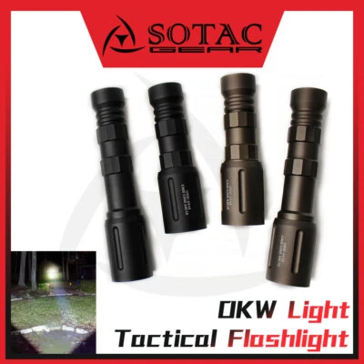 Linterna LED SOTAC GEAR táctica de metal OKW corta larga iluminación ajuste 20 mm Foto 1 de 4