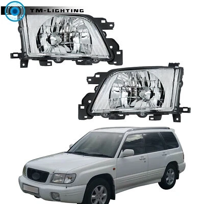 Faros halógenos laterales izquierdo+derecho para Subaru Forester L S 2001 2002 Foto 1 de 4
