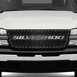 Custom Steel Aftermarket Grille for 03-07 Silverado Pickup 1500/2500/3500 SIL 2 - Picture 1 of 3