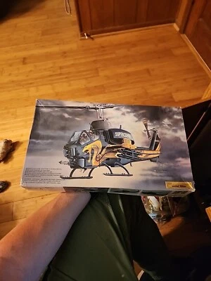 MRC 1/35 Scale AH-IT+ Super Cobra "Gold Cobra" Model #BA105 (COMPLETE, OPEN BOX) - Image 1 of 4
