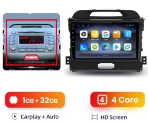 RADIO 2 DIN PER KIA SPORTAGE 3  BLUETOOTH USB WI-FI NAVIGATORE GPS 1/32 CARPLAY  - Foto 1 di 7