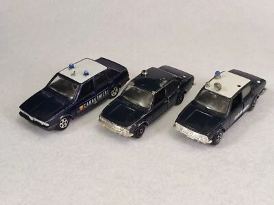 LOTTO MACCHININE MODELLINI POLISTIL MEBETOYS VINTAGE 1:43 CARABINIERI ALFA ROMEO - Immagine 1 di 4