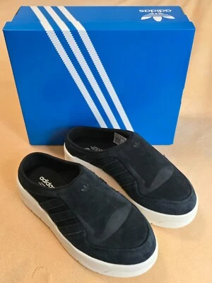 Adidas Para Mujer Original Rivalry Mule Zapatos Talla 7 EE. UU. Gamuza Núcleo Negro/Blanco roto Foto 1 de 4