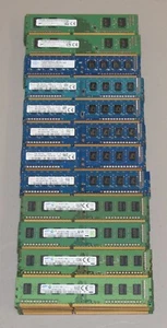 Mixed Lot 120x 2GB DDR3 Desktop Memory RAM PC3-12800U Samsung Hynix Micron Nanya - Picture 1 of 1