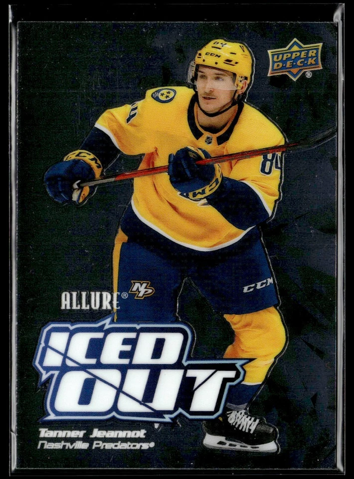 2022-23 Upper Deck Allure iced out Tanner Jeannot #IO-5 - Image 1 of 2