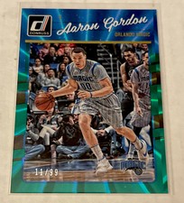 Aaron Gordon 2016-17 Donruss #71 Green Holo Laser 11/99 Orlando Magic Numbered