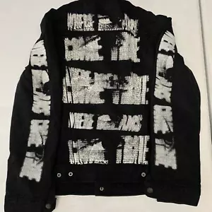 Levi’s The Weekend Limited Edition Denim Sherpa Jacket Till We Overdose Size L - Picture 1 of 4