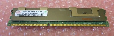 Hynix HMT151R7AFP4C-H9 4GB 2Rx4 PC3-10600R DDR3-1333 ECC 240P Server RAM Memory - Image 1 of 4