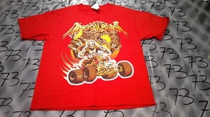 Kids ￼ Medium Dragon  Blast Vintage Cast Print Four Wheeler Y2K￼ shirt - Picture 1 of 7