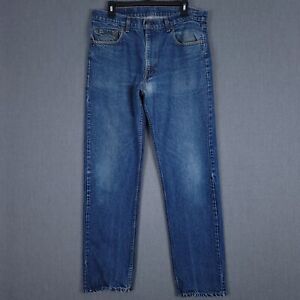 Vintage Levis 505 Jeans Mens 36x32 (Fits 33x31) Blue 0216 Distressed 70s Denim