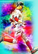 Mookie Betts New York Mets   1/5  ACEO Art Print Card By.Marci