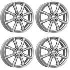 4 Dezent TN silver wheels 6.0Jx16 4x108 for Opel Corsa 16 Inch rims