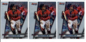 LOT OF (3) RONALD ACUNA JR 2019 BOWMAN'S BEST #61 ATLANTA BRAVES BASE FC8071 - Picture 1 of 1