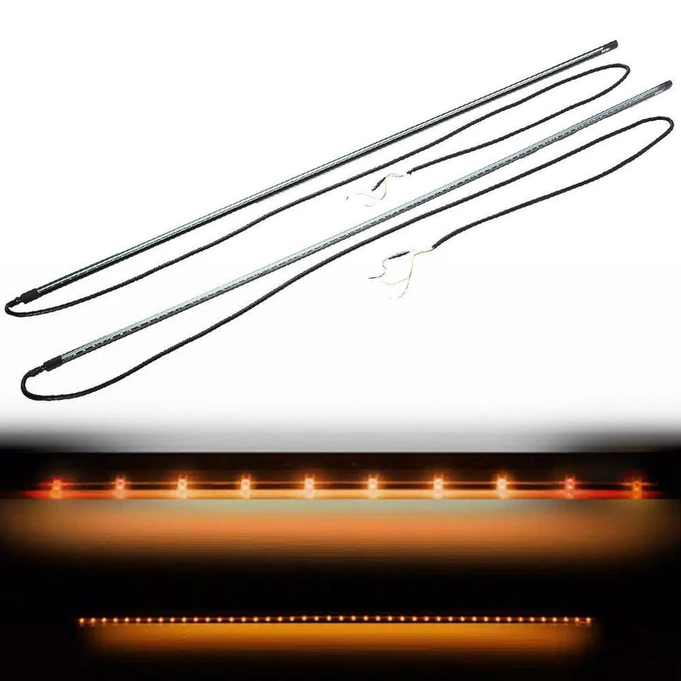 Recon 26414X Big Rig Ice 62" LED barras de luz laterales blancas/ámbar Foto 1 de 4