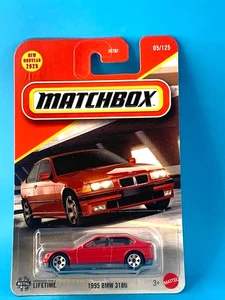 MATCHBOX 1995 BMW 318ti ROT 5/125 JBN48 MBX CITY ABE LUGO DESIGN VERSIEGELT - Bild 1 von 2