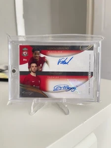 Fabio Carvalho Diogo Jota Dual Auto Topps Liverpool Lineage 2022/23 - Picture 1 of 2