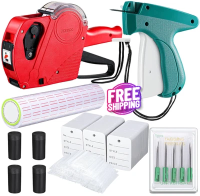 Etiquetadora de etiquetas de precio para ropa, máquina de etiquetas de ropa Foto 1 de 4