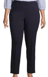 Pantalones de vestir adelgazantes Liz Claiborne para mujer 24W Amy tiro medio pierna recta - Imagen 1 de 6