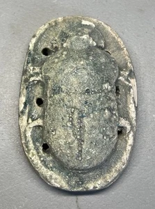 Egyptian glazed faience beetle - Picture 1 of 6