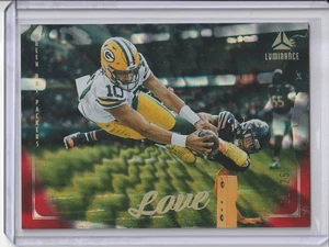 2025 Panini Luminance Jordan Love 1/25 Red #85 Packers - Picture 1 of 2