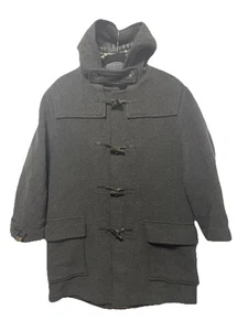 Burberry Duffle Hooded Coat Women’s Size Medium Charcoal Gray UK - Picture 1 of 17