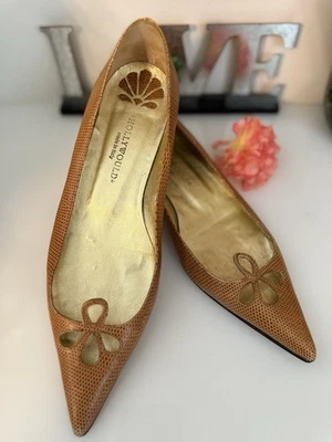 Hollywould женщин животных печати плоский вырез верблюда обуви размер 7,5 $345 комфорт подушечка - Изображение 1 из 4