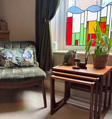 G Plan Quadrille Nest Of Tables Mid Century Teak 60s 70s DM for delivery info - Image 1 of 4