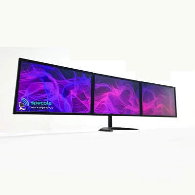 Triple Screen 3x24″ Monitor Bundle - (1920 x 1080) - 2xHDMI/1xUSB-C - Image 1 of 4