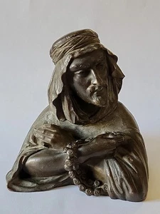 Antikes signiertes Alphonse Giroux Bronze arabisches Tintenfass Frankreich lesen - Bild 1 von 19