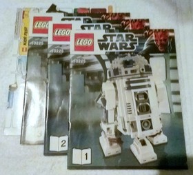 Lego Star Wars R2-D2 Instruction Manuals 1 2 & 3 for Set 10225 Used