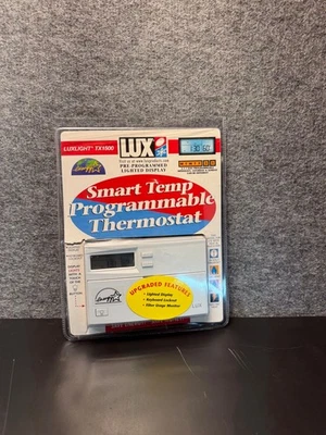 LUX Smart Temp 1500 LUXLIGHT TX1500 Programmable Thermostat - Image 1 of 4
