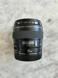 Canon EF 85mm f/1.8 USM Lens Boxed - Imagen 1 de 3