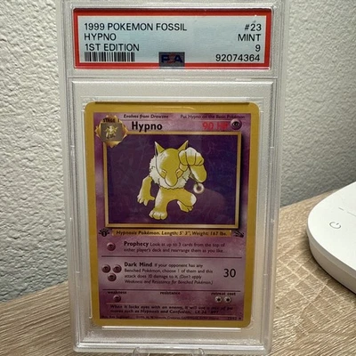 Pokémon TCG Hypno Fossil First Edition 23/65 PSA10 1999 WOTC - Image 1 of 4