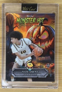 Nate AMENT 2025 WILD CARD Haunted Hit Monster Hunt #'d 1/1 PUMPKIN RC - Picture 1 of 2