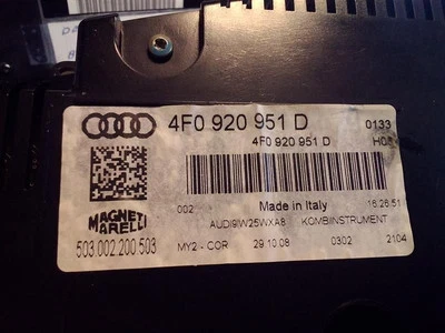 Velocímetro 170 MPH sin crucero adaptativo Opt 9Q2 compatible con 09-11 AUDI A6 265569 Foto 1 de 4