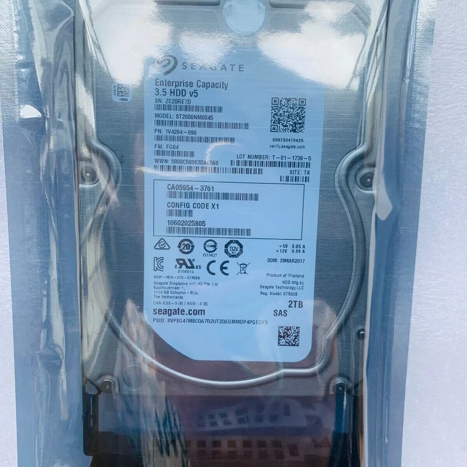 Fujitsu DX S4 2TB SAS 7.2K 3.5" CA08226-E212 CA05954-3761 Hard Drive - Image 1 of 1