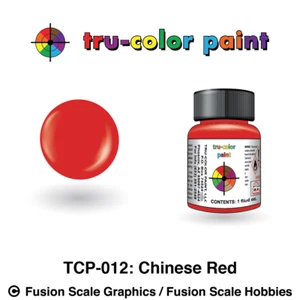 Tru Color Paint Chinese Red 1oz - Picture 1 of 1