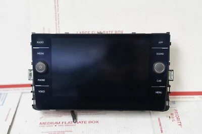 Tela de exibição de informações de rádio Volkswagen Atlas 2018 2019 2020 2021 2022 OEM - Imagem 1 de 4