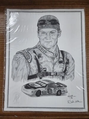 Impresión de boceto Budweiser Dale Adkins Art Dale Earnhardt Jr. #8 Foto 1 de 2