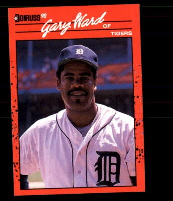 1990 Donruss #621 Gary Ward Detroit Tigers - Image 1 of 2